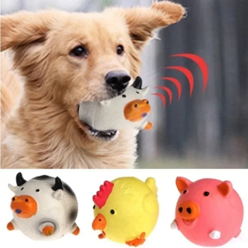 Durable Rubber Pet Dog Vocal Toy