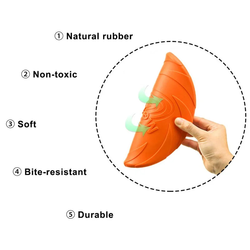 Bite-Resistant Flying Disc Dog Toy